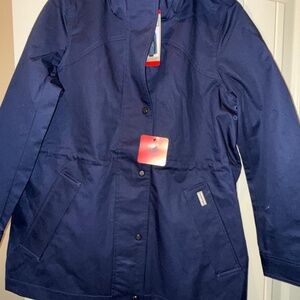 BRAND NEW Hunter Ladies Rain Water Resistant Cotton Smock Navy - SIZE MEDIUM